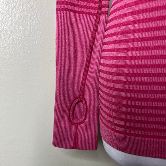 Lululemon Swiftly Tech Long Sleeve Shirt 4 Berry Rumble Crewneck Running Fitness - Picture 6 of 9